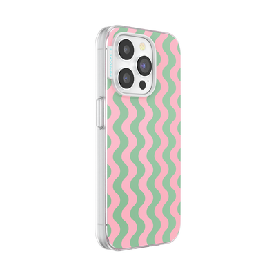 Secondary image for hover Wavy Flamingo — iPhone 15 Pro MagSafe Case